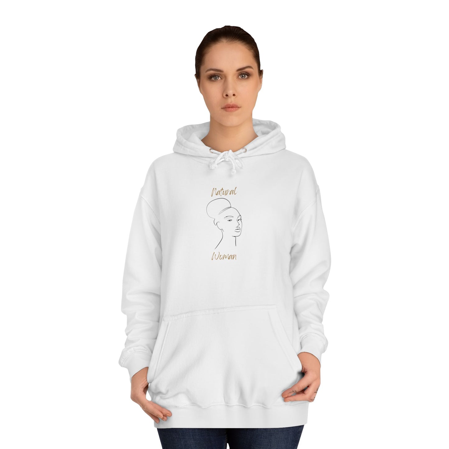 Natural Woman Hair Up (BL) Hoodie