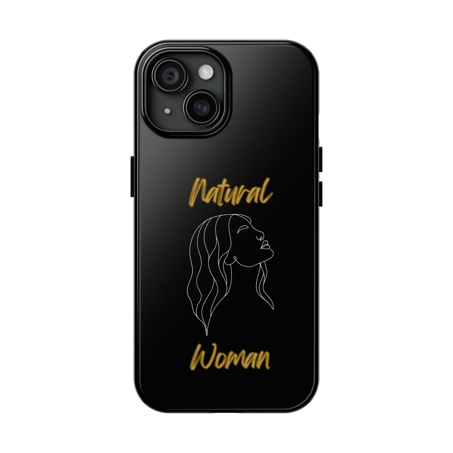 Natural Woman Breeze On Face (WL)Tough Phone Cases BLACK