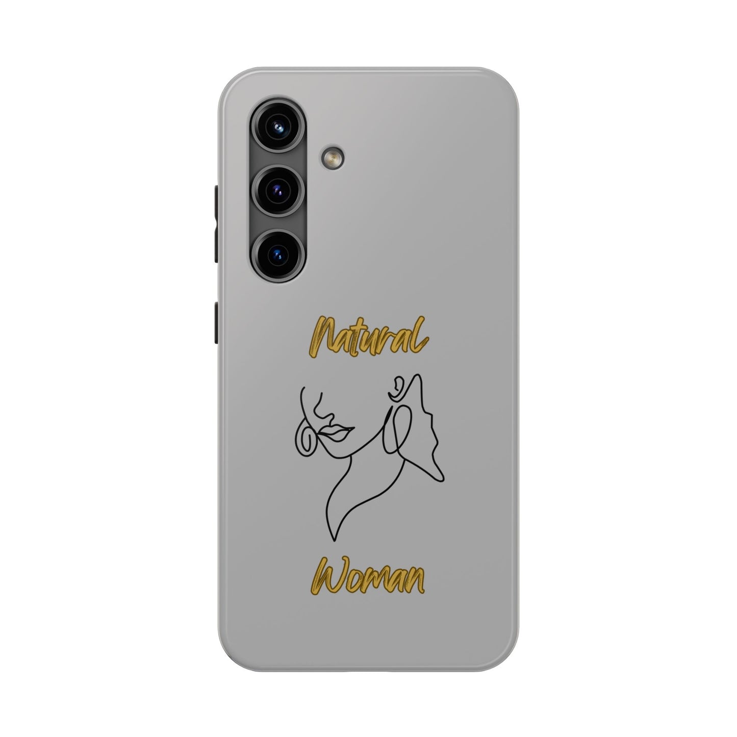 Natural Woman Lips (BL)Tough Phone Cases LIGHT GREY