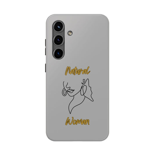 Natural Woman Lips (BL)Tough Phone Cases LIGHT GREY