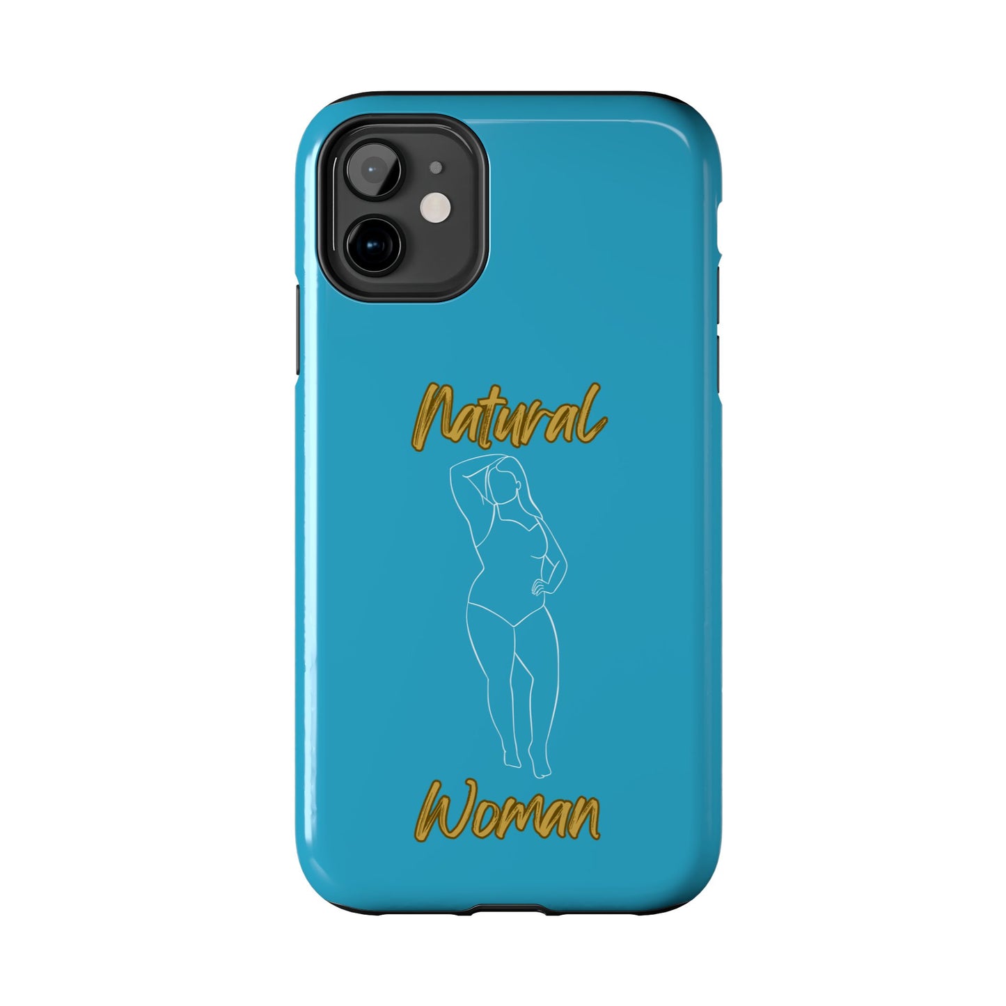 Natural Woman Looking Good (WL)Tough Phone Cases TURQUOISE