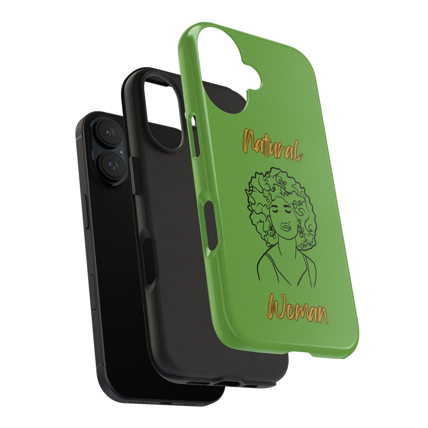 Natural Woman All About Me (BL)Tough Phone Cases GREEN