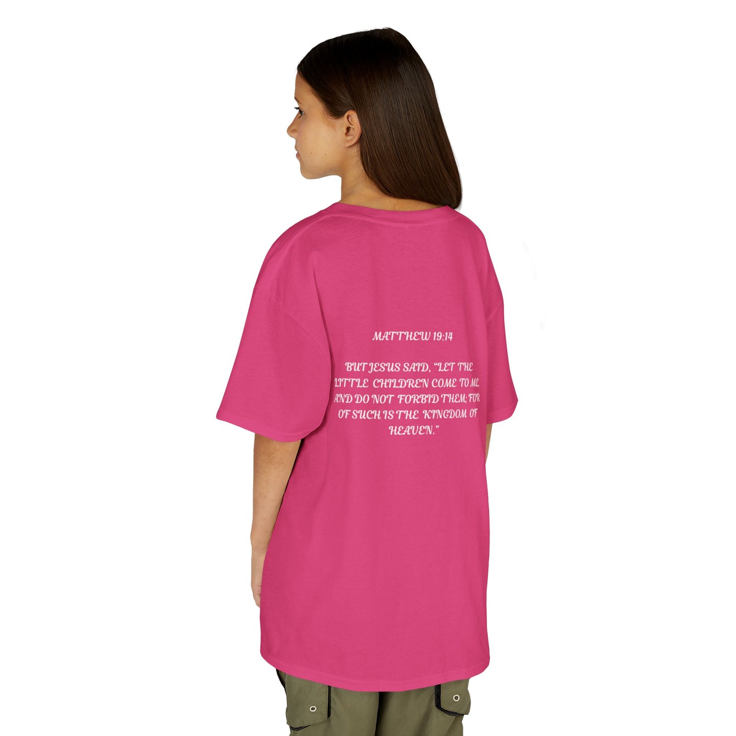 Children of the King Inspirational Kids Cotton T-Shirt (BL)