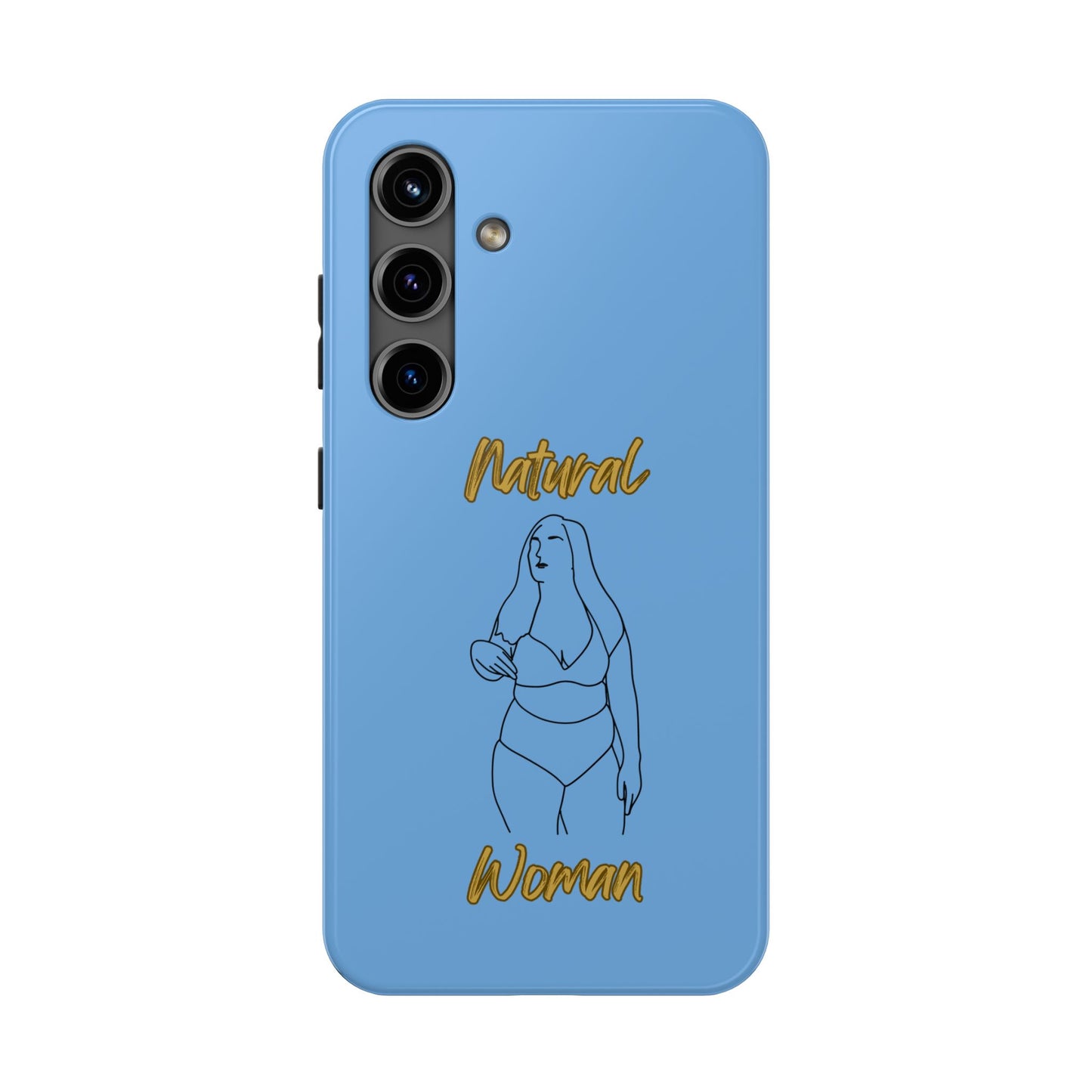 Natural Woman Full Beauty (BL)Tough Phone Cases LIGHT BLUE
