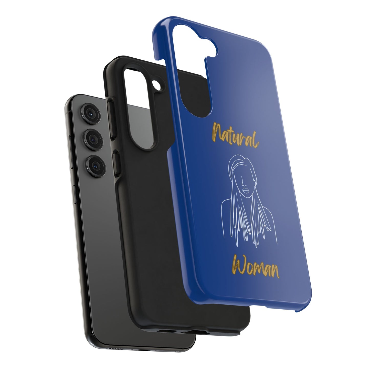 Natural Woman Content (WL)Tough Phone Cases DARK BLUE