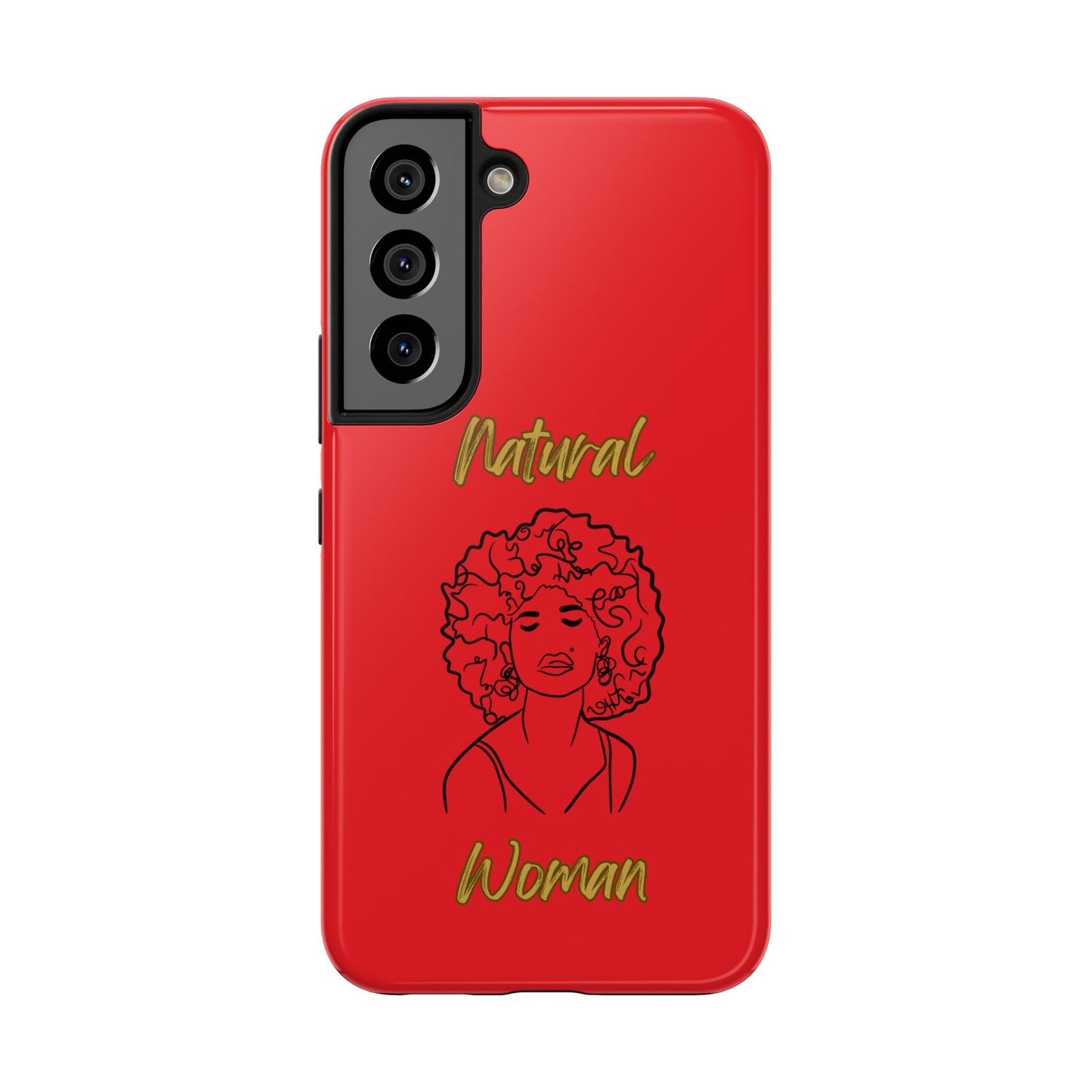 Natural Woman All About Me (BL)Tough Phone Cases RED