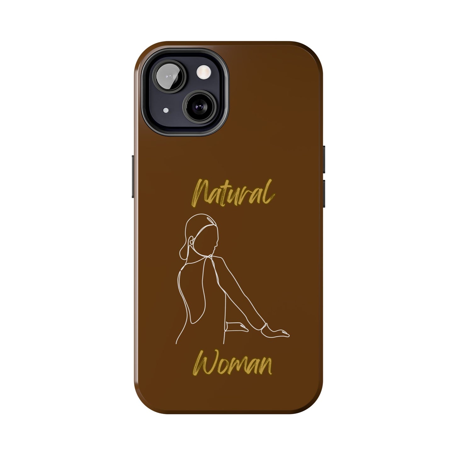 Natural Woman Hands Free (WL)Tough Phone Cases BROWN