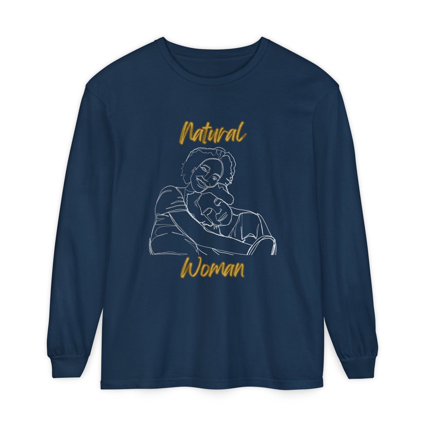 Natural Woman Loving Embrace (WL) Long Sleeve T-Shirt