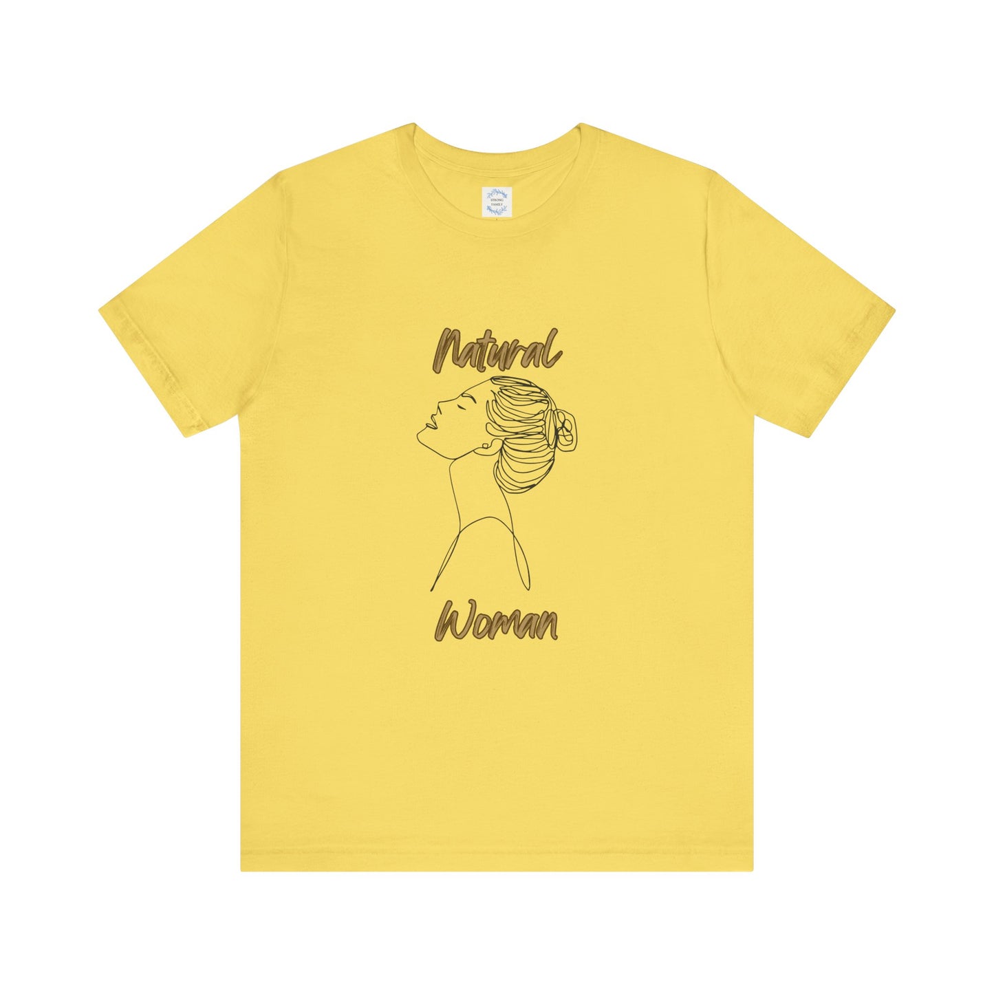 Natural Woman Wet Bun (BL) Short Sleeve T-Shirt