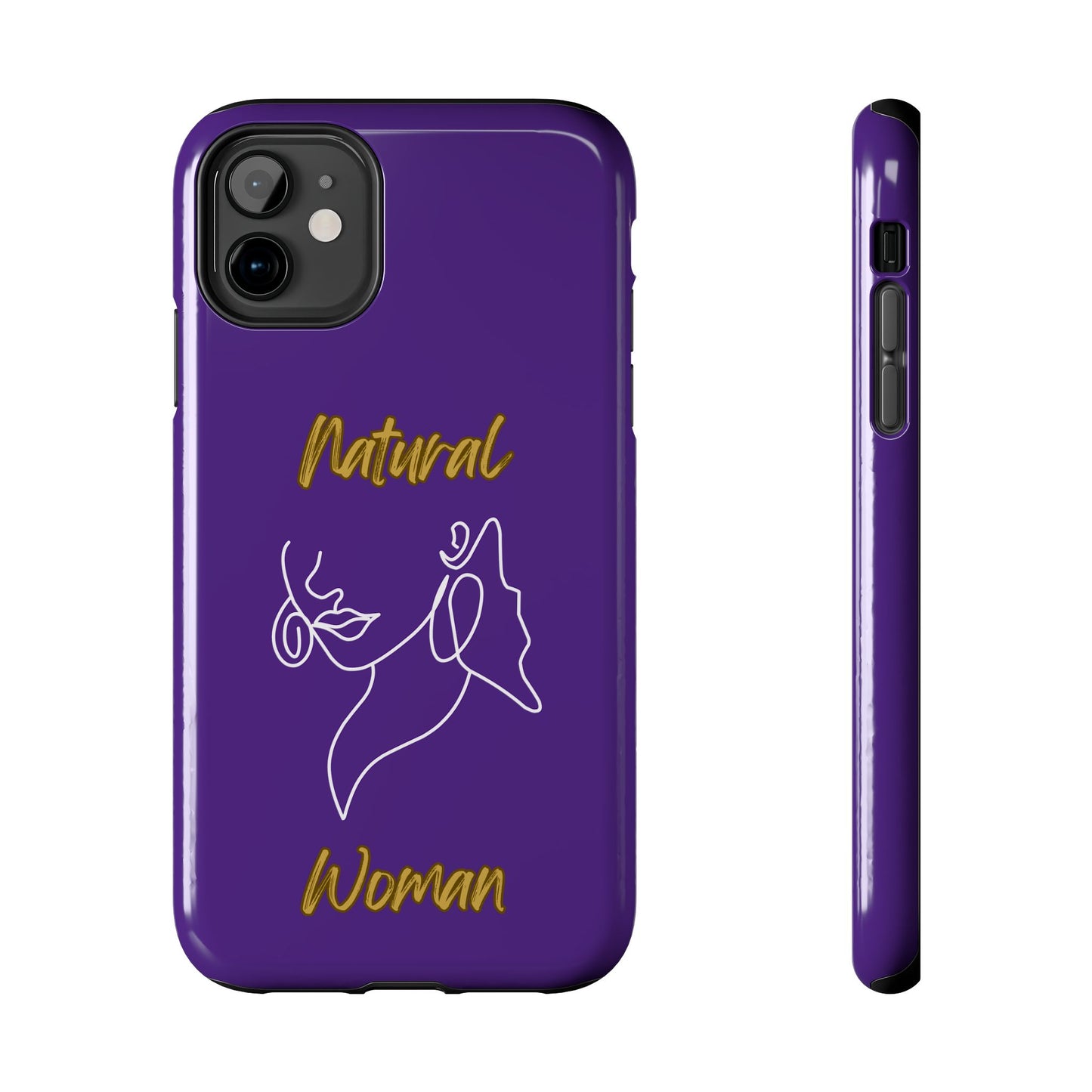 Natural Woman Lips (WL)Tough Phone Cases PURPLE