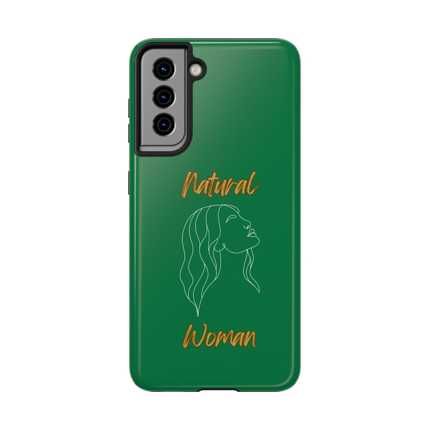 Natural Woman Breeze On Face (WL)Tough Phone Cases DARK GREEN
