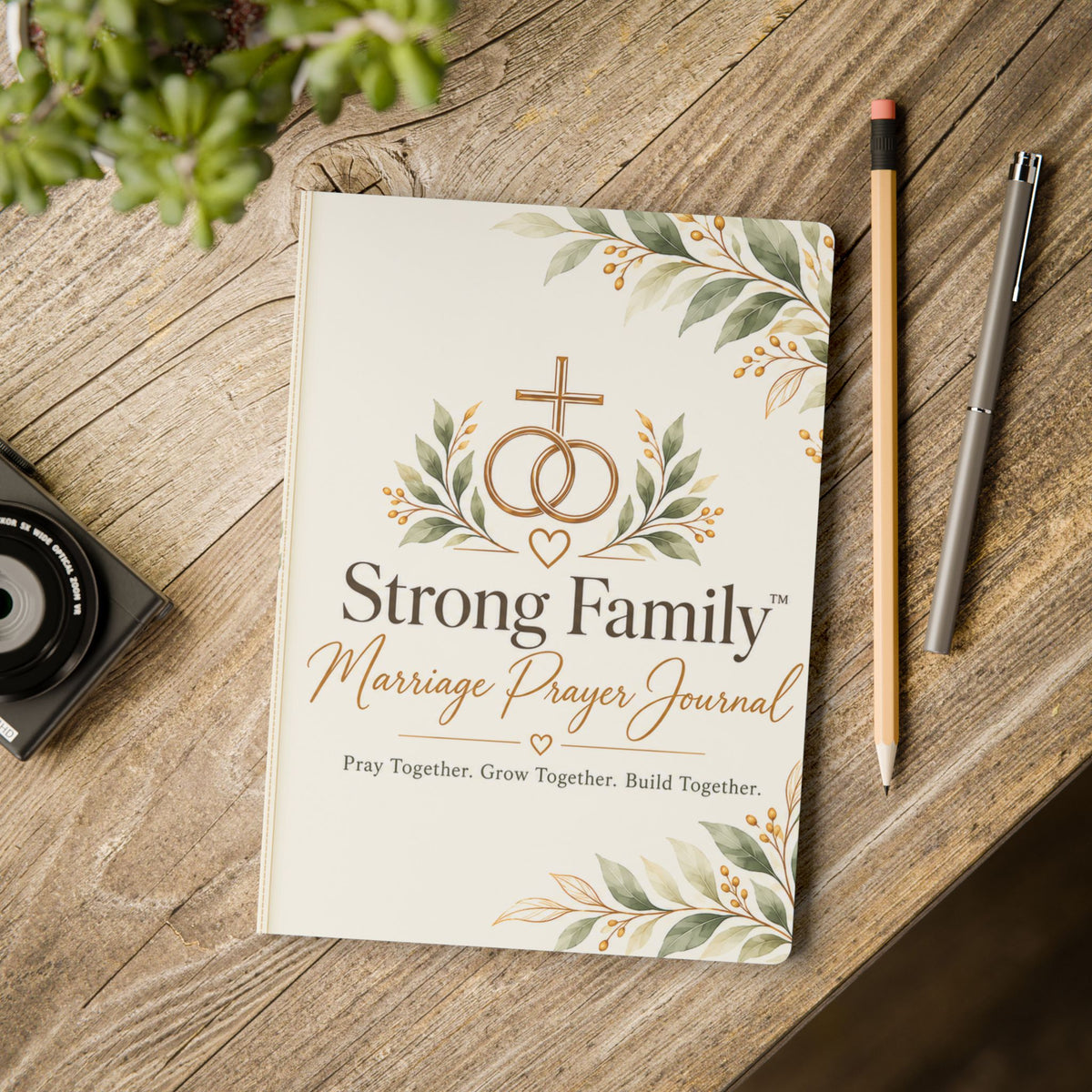 Strong Family Marriage Prayer Journal – Christian Couples Prayer & Scripture Journal, Wedding or Anniversary Gift
