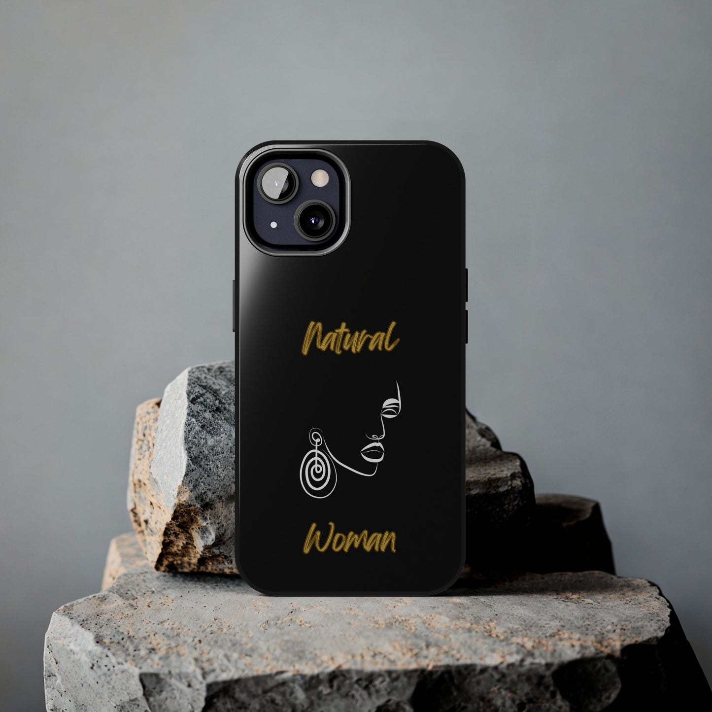 Natural Woman Music In My Soul (WL)Tough Phone Cases BLACK