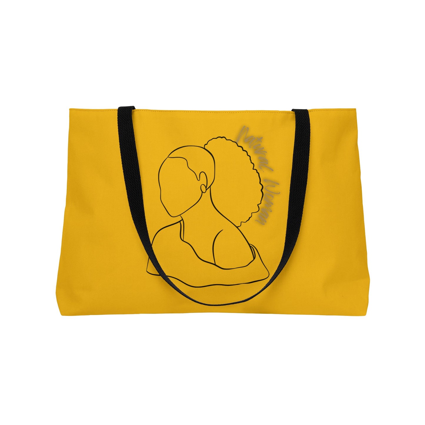 Natural Woman Behind Head (BL) Weekender Tote Bag YELLOW