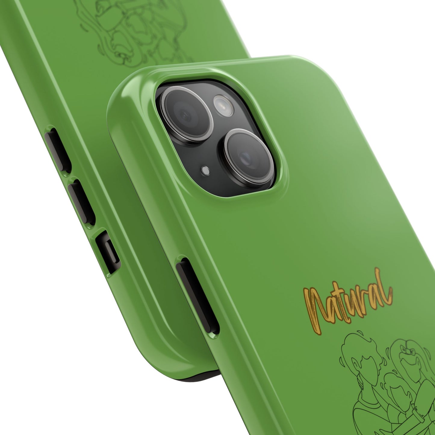 Natural Woman Bear Hugs (BL) Tough Phone Cases GREEN