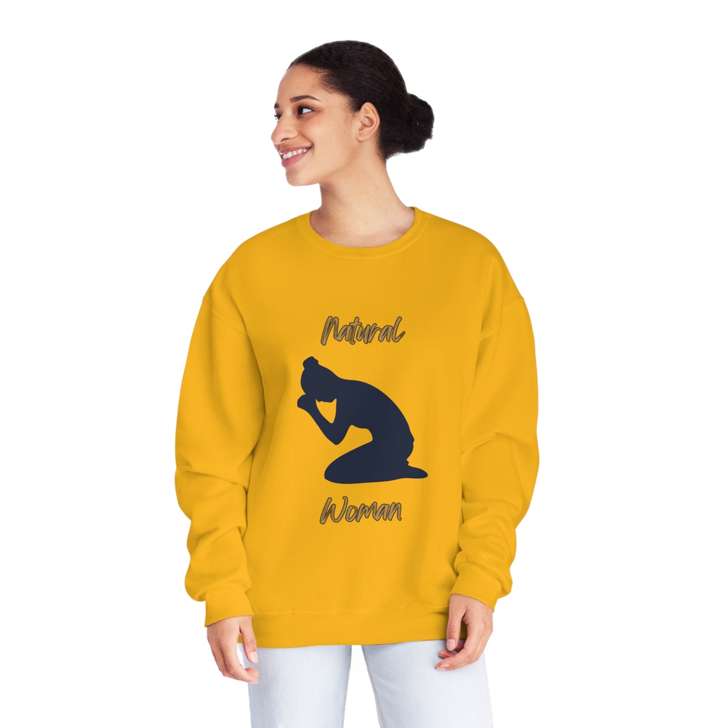 Natural Woman Pray (BL) Crewneck Sweatshirt