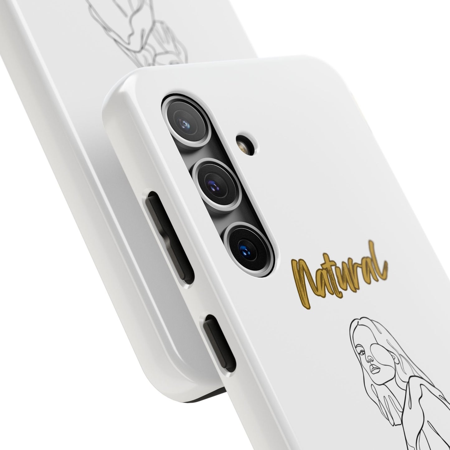 Natural Woman Care Free (BL)Tough Phone Cases WHITE