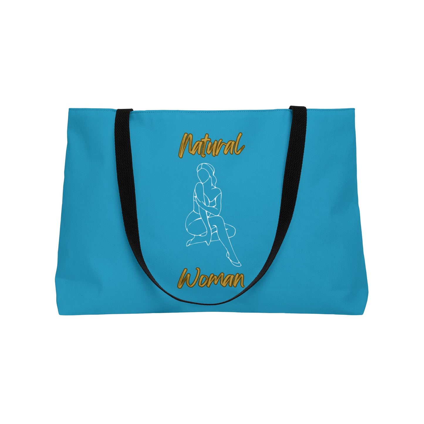 Natural Woman Shoulder Action (WL) Weekender Tote Bag TURQUOISE