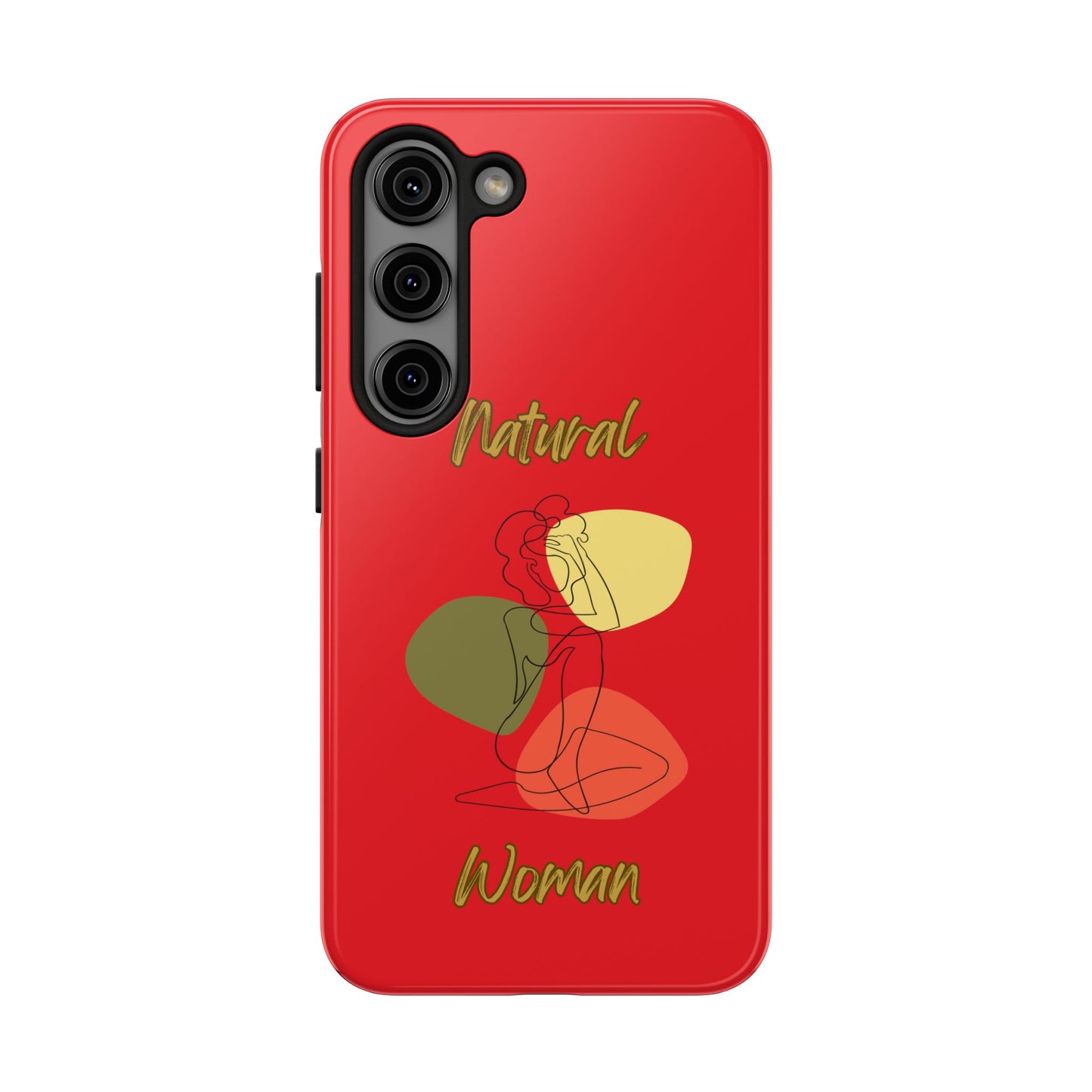 Natural Woman Colorful Pose (BL)Tough Phone Cases RED
