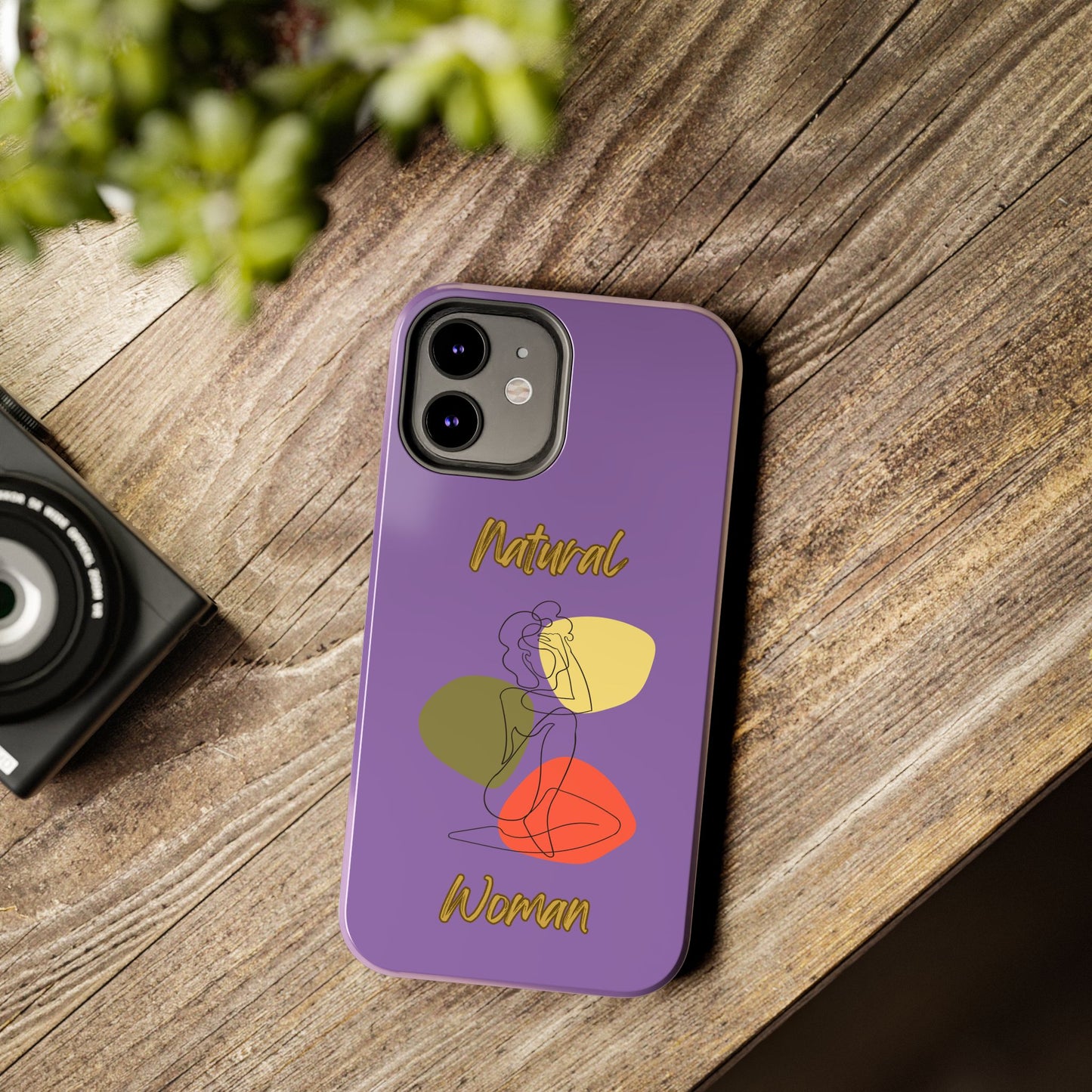 Natural Woman Colorful Pose (BL)Tough Phone Cases LIGHT PURPLE