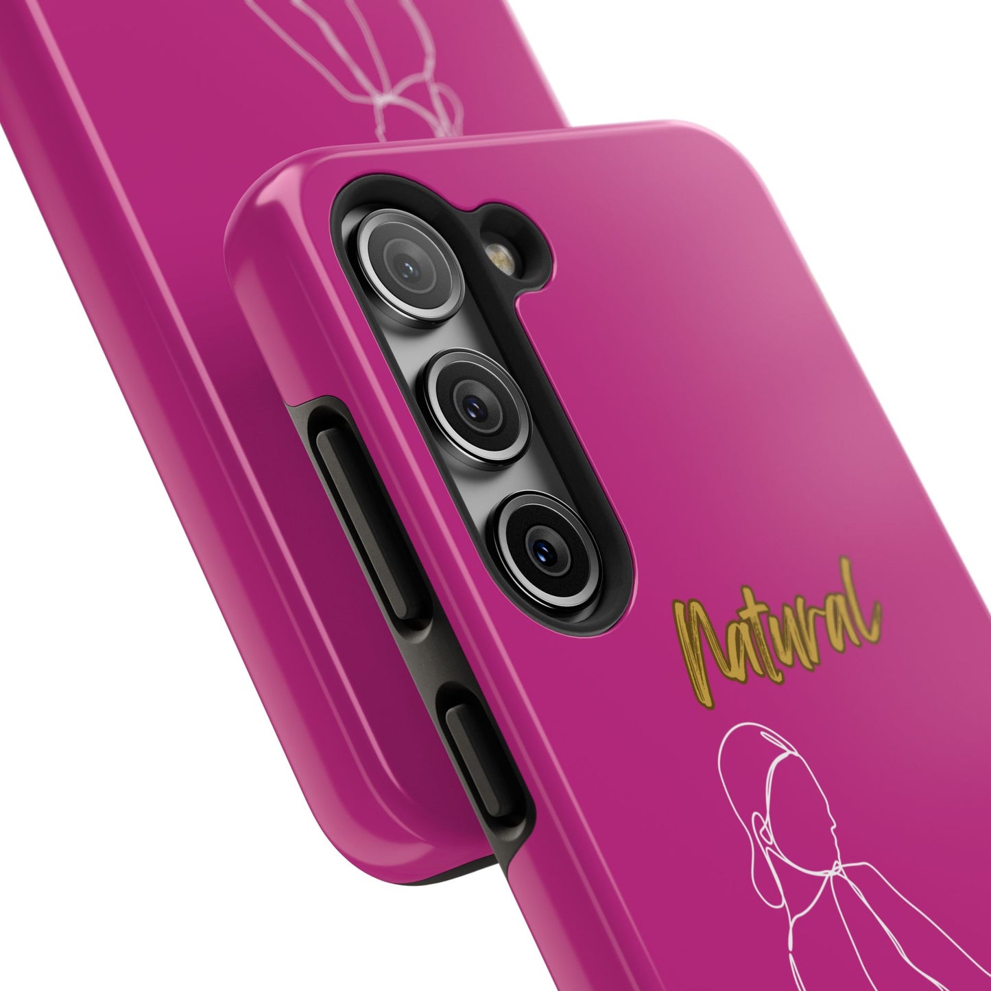 Natural Woman Hands Free (WL)Tough Phone Cases PINK