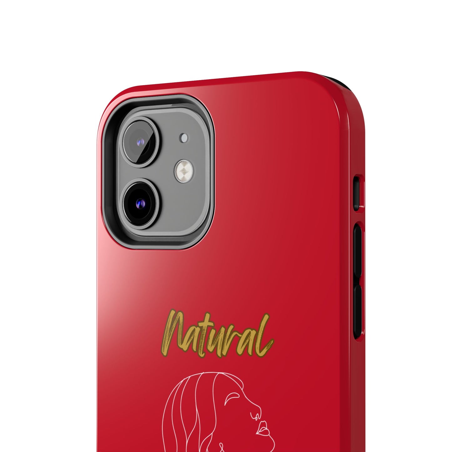 Natural Woman Breeze On Face (WL)Tough Phone Cases DARK RED