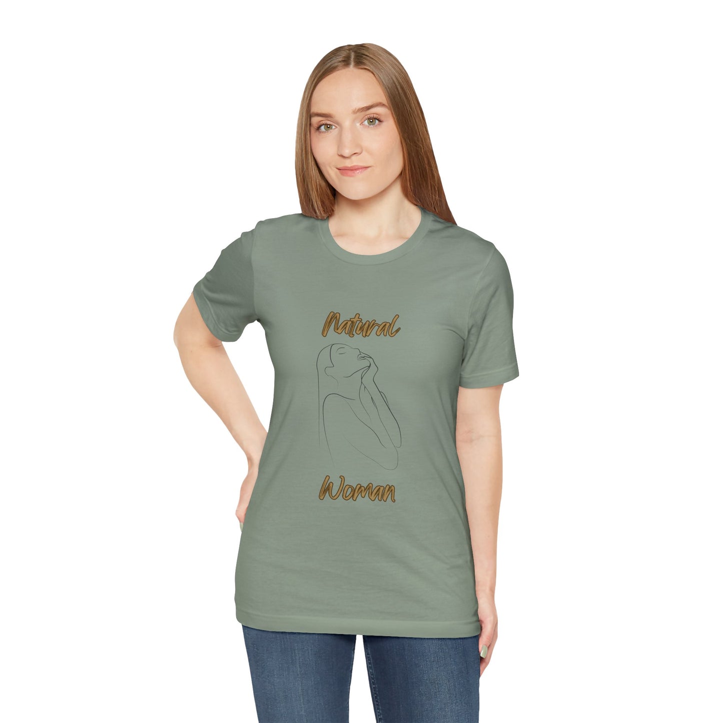 Natural Woman Thank You (BL) Short Sleeve T-Shirt