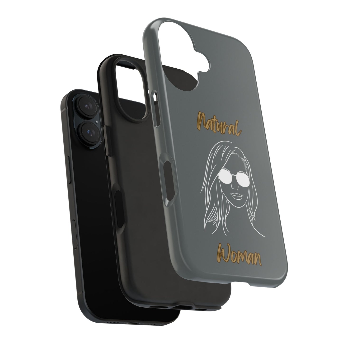 Natural Woman Shades (WL)Tough Phone Cases DARK GREY