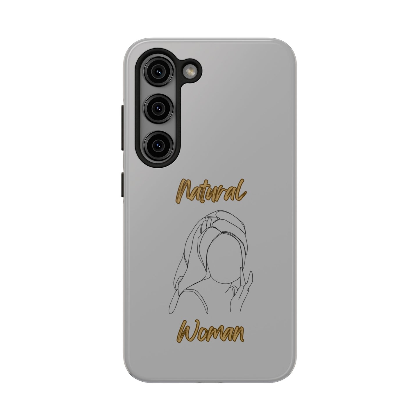 Natural Woman Towel Wrapped (BL)Tough Phone Cases LIGHT GREY