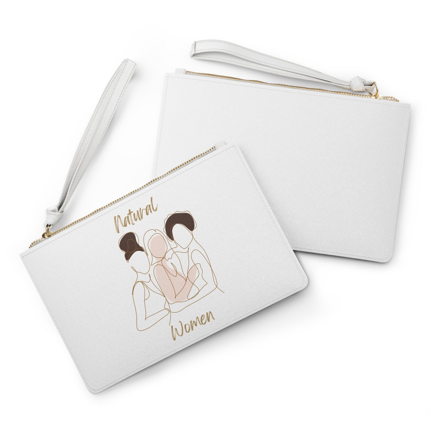 Natural Women Friends Clutch Bag WHITE
