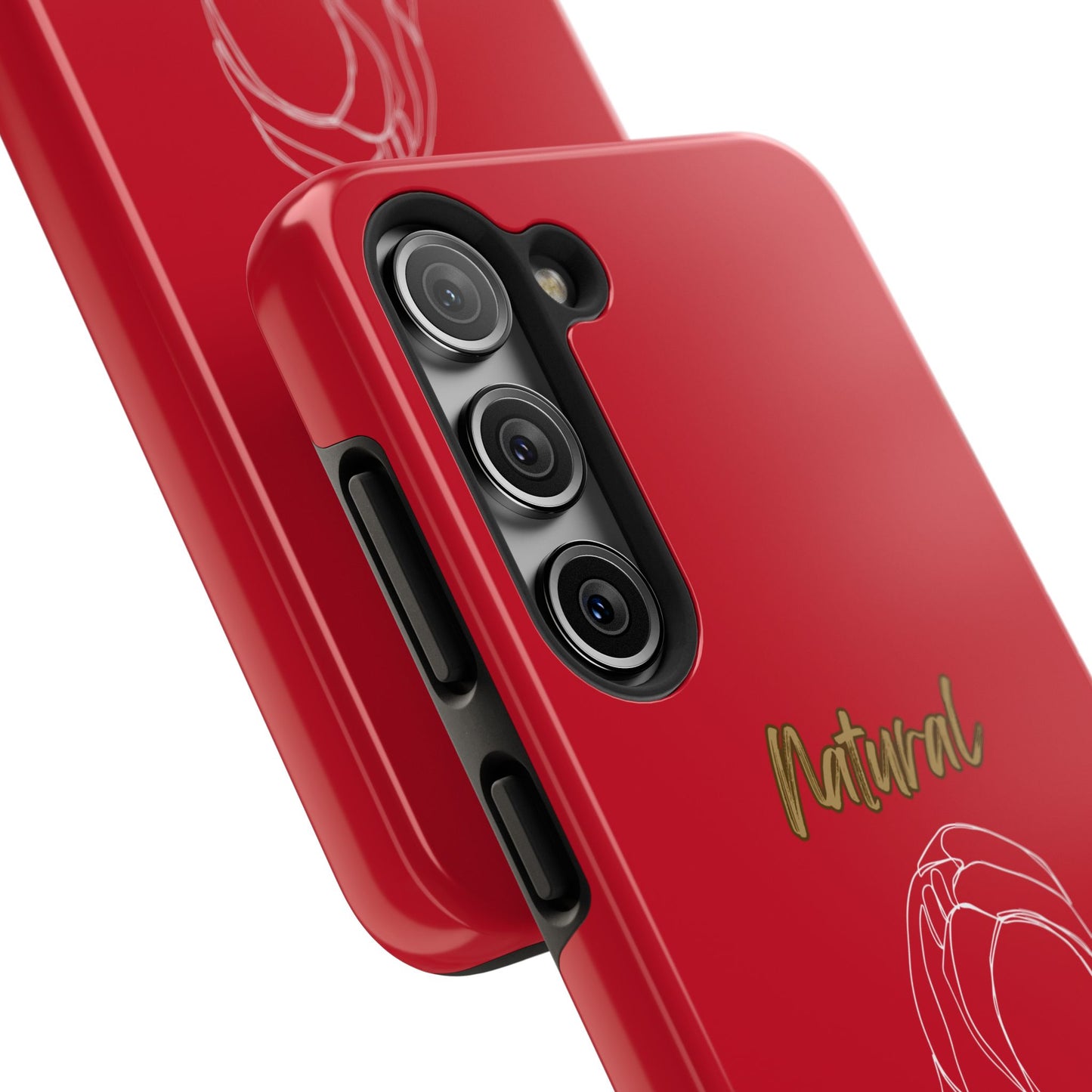 Natural Woman Towel Wrapped (WL)Tough Phone Cases DARK RED