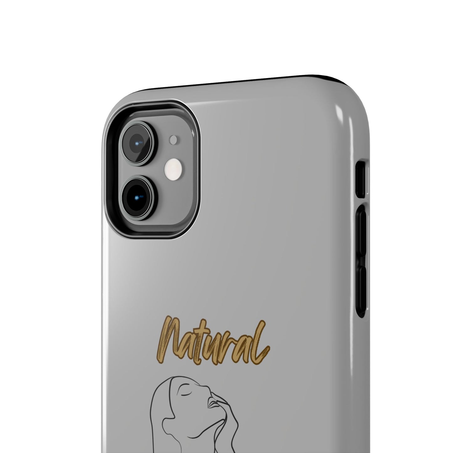 Natural Woman Thank You (BL) Tough Phone Cases LIGHT GREY