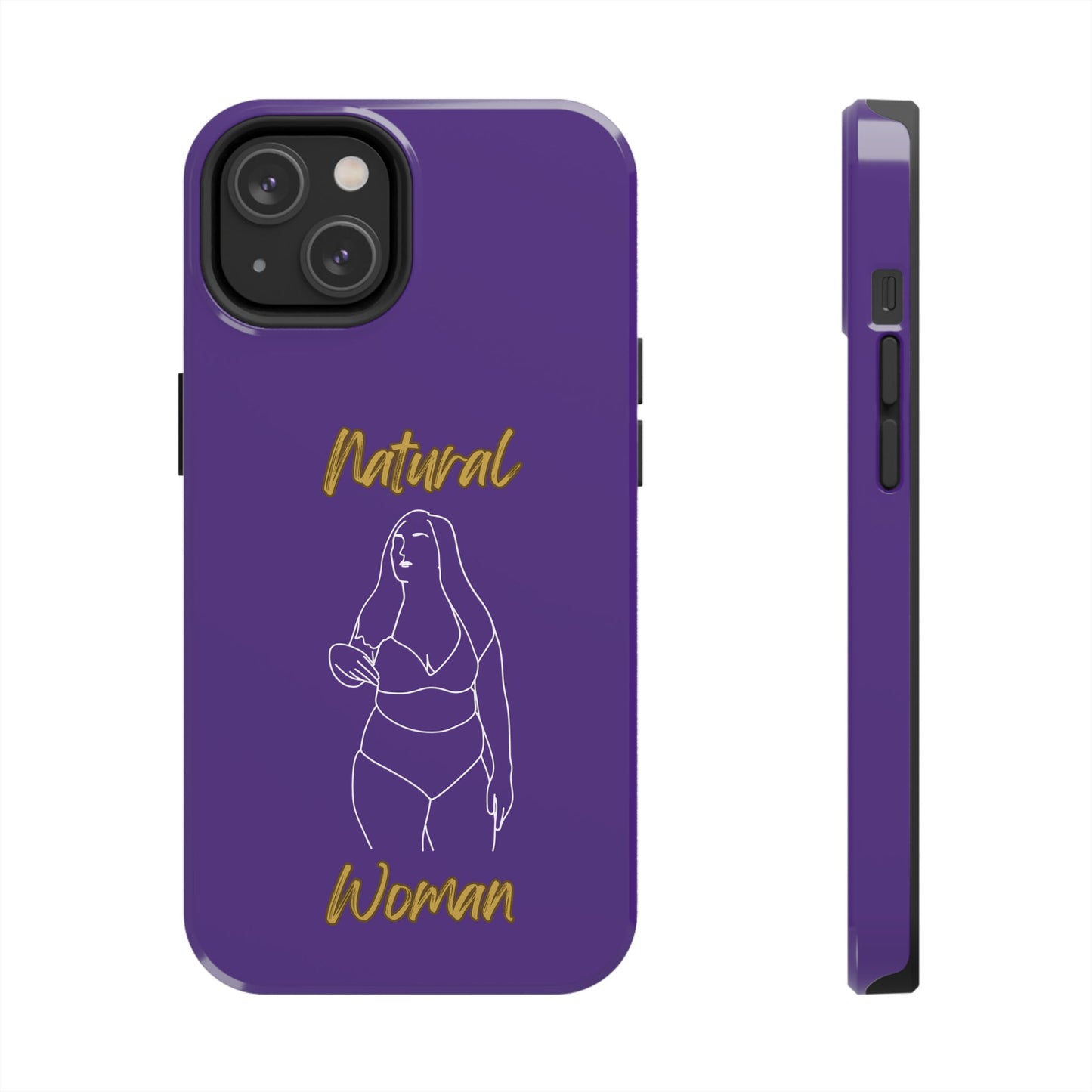 Natural Woman Full Beauty (WL)Tough Phone Cases PURPLE