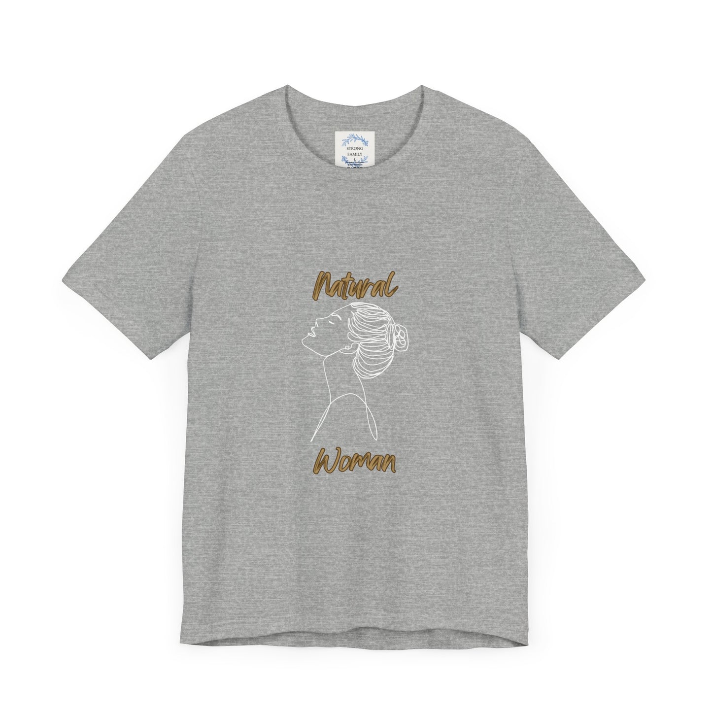 Natural Woman Wet Bun  (WL) Short Sleeve T-Shirt EXPRESS DELIVERY