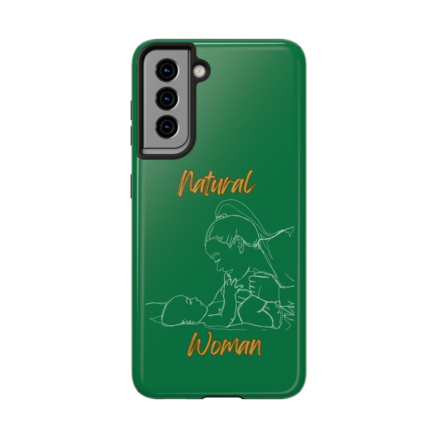 Natural Woman New Life (WL)Tough Phone Cases DARK GREEN