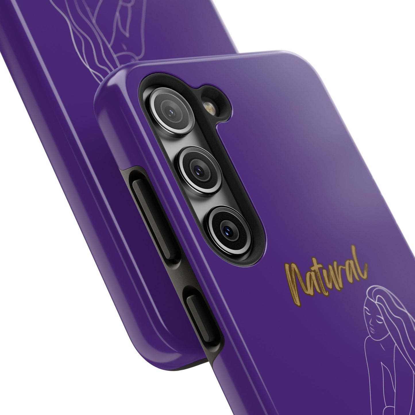 Natural Woman Beauty (WL) Tough Phone Cases PURPLE