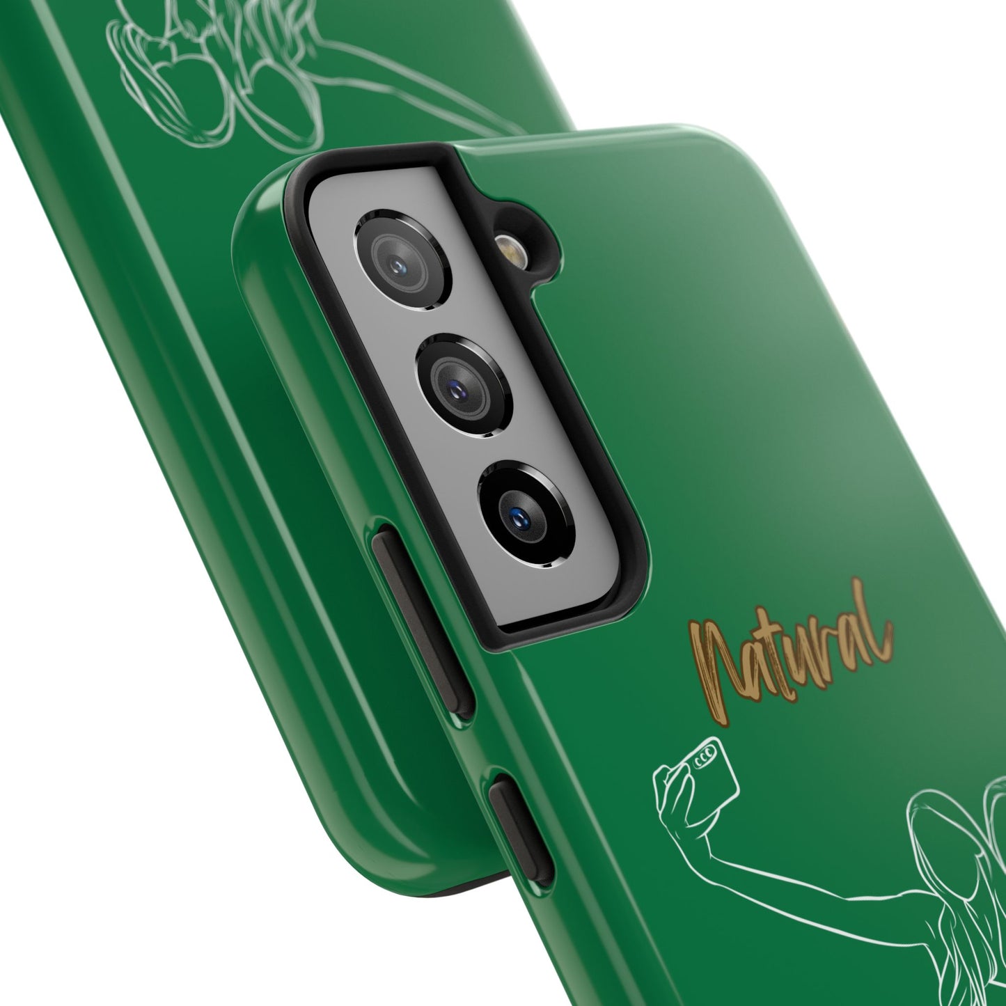 Natural Woman Friends Selfie (WL)Tough Phone Cases DARK GREEN
