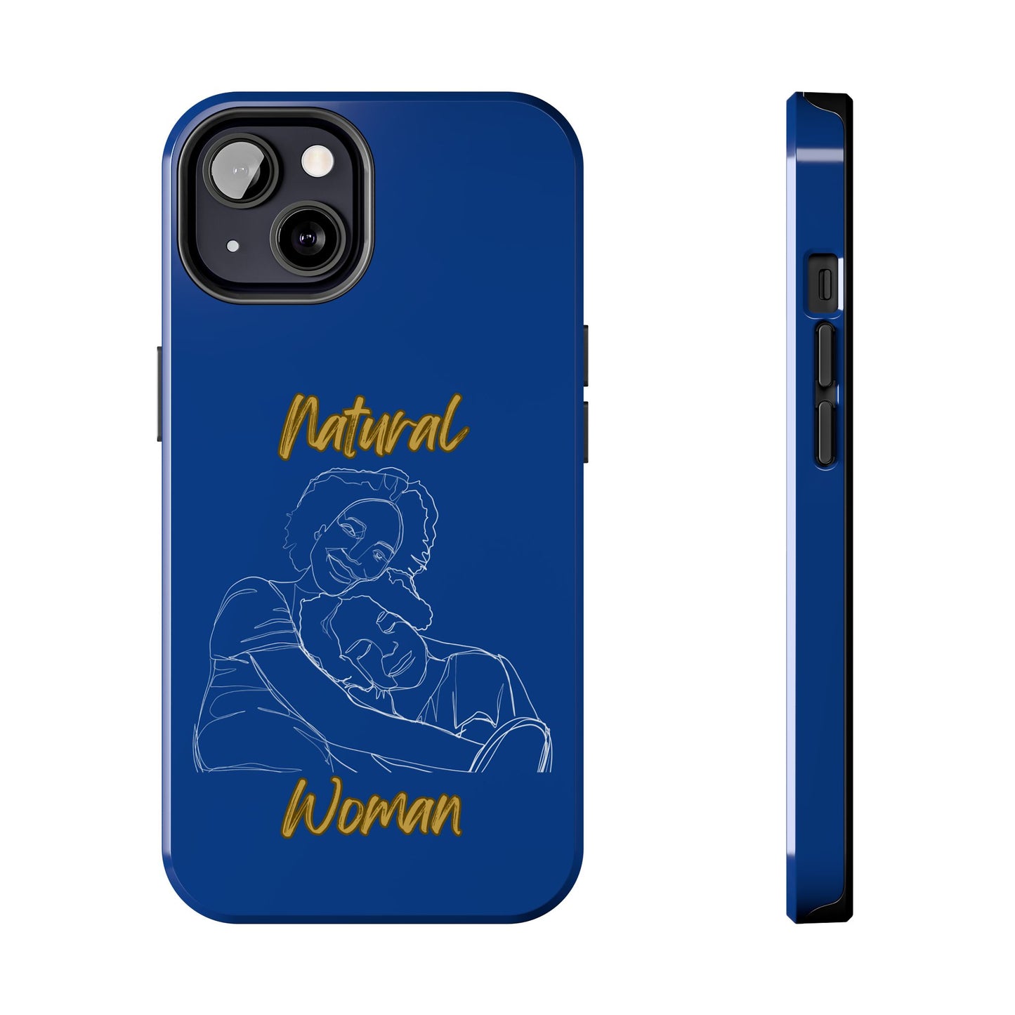 Natural Woman Loving Embrace (WL)Tough Phone Cases DARK BLUE