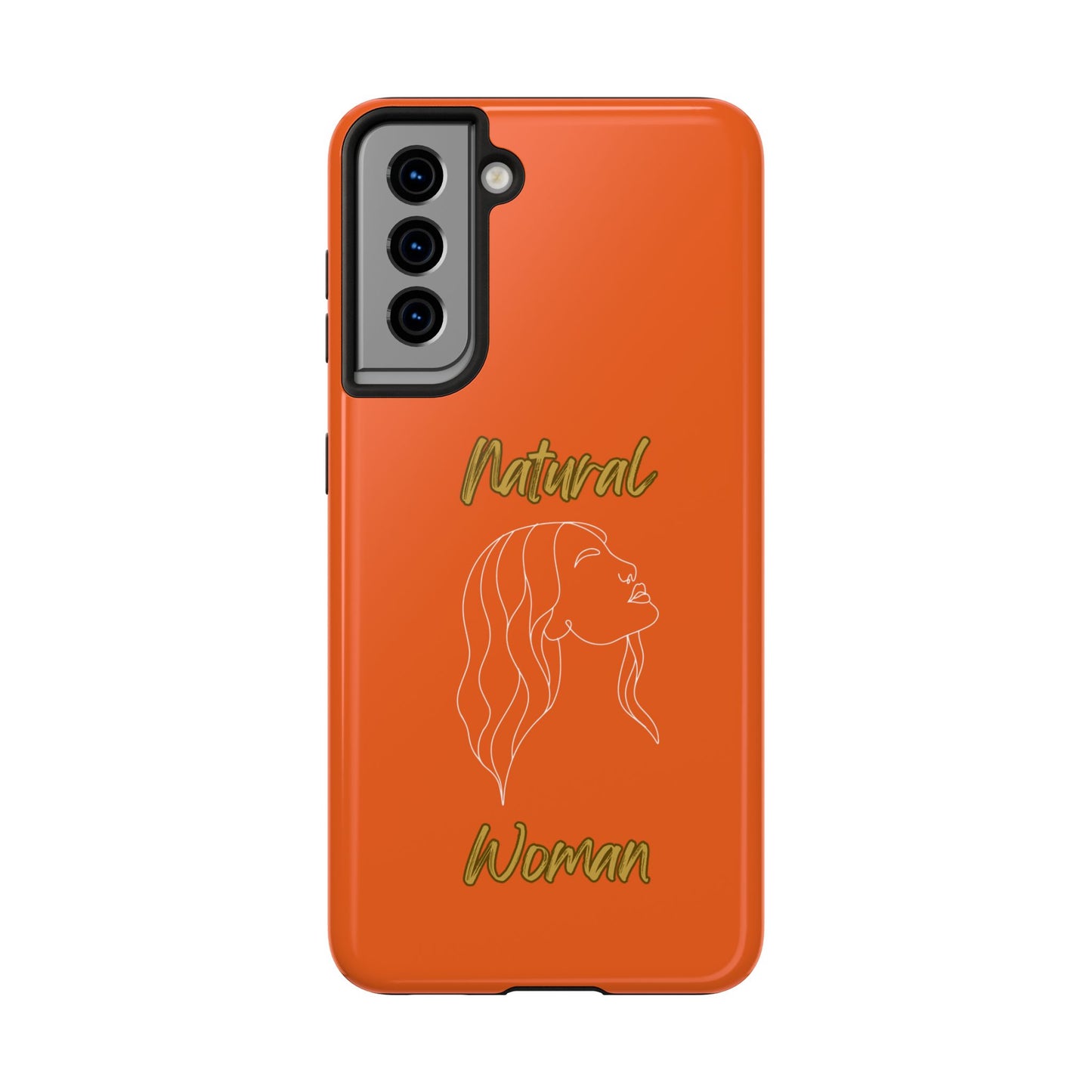 Natural Woman Breeze On Face (WL)Tough Phone Cases ORANGE
