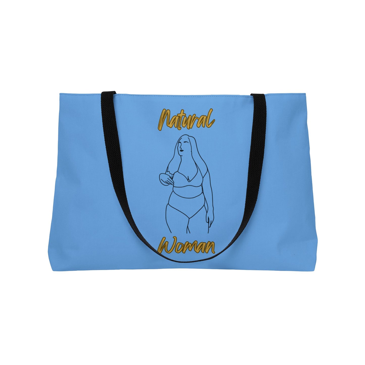 Natural Woman Full Beauty (BL) Weekender Tote Bag LIGHT BLUE