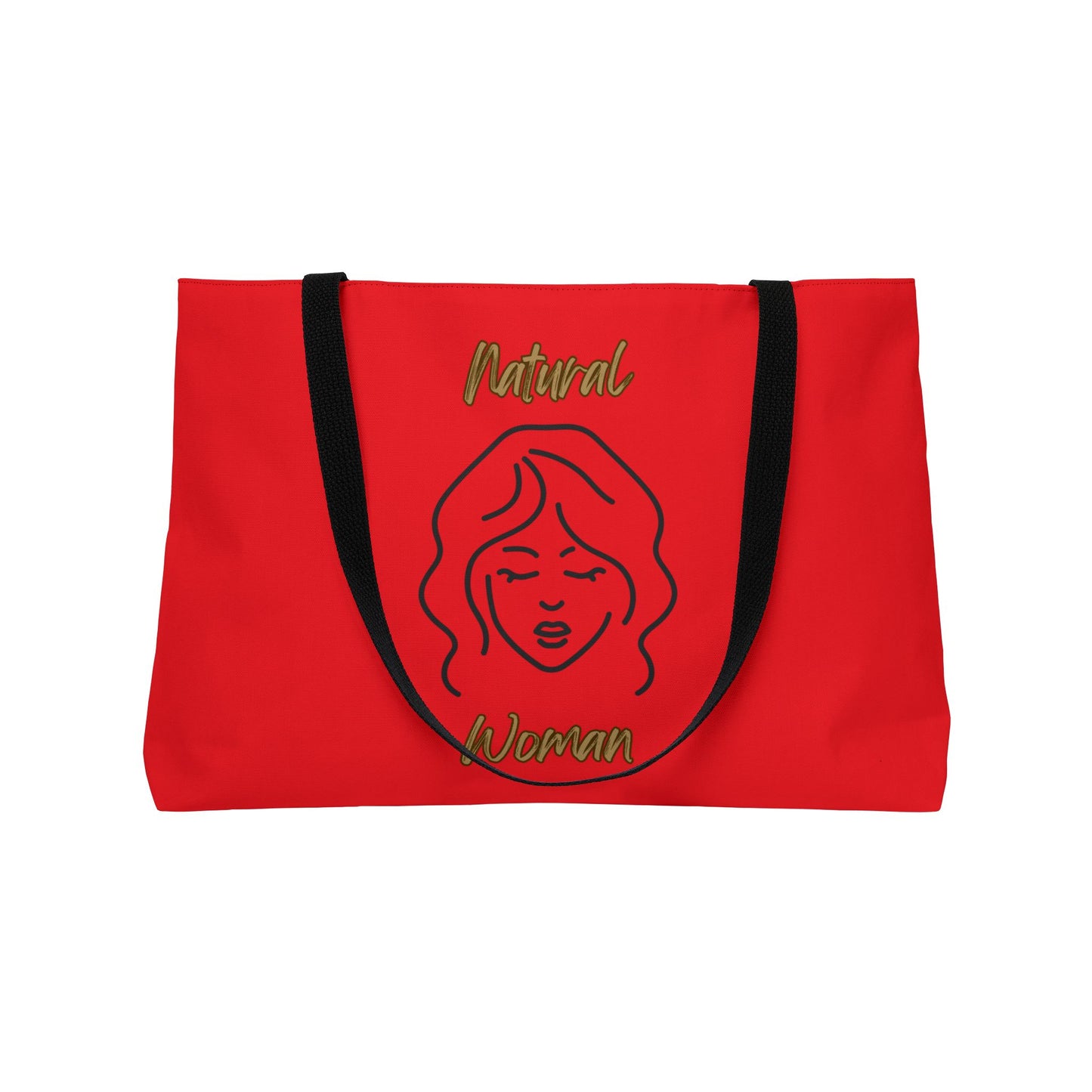 Natural Woman Modest (BL) Weekender Tote Bag RED