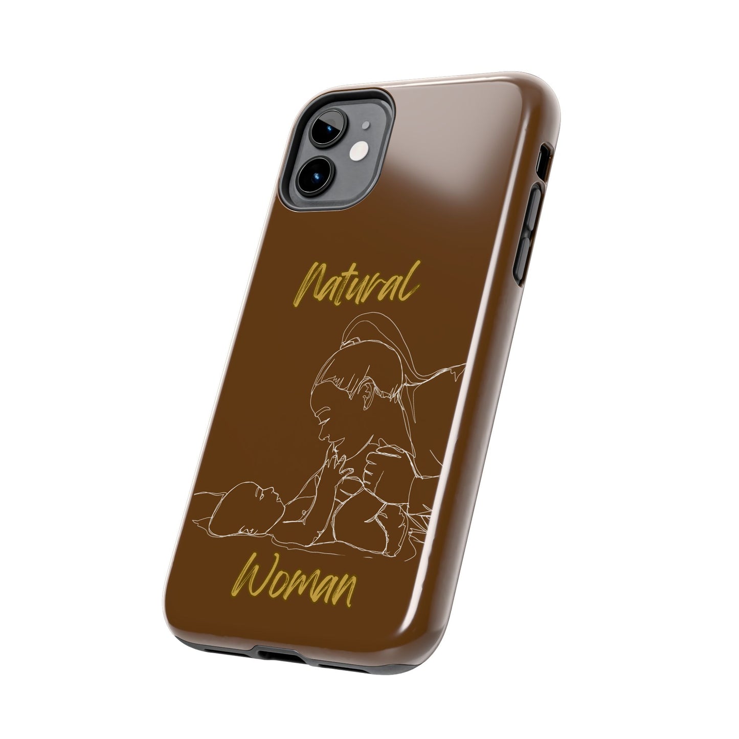 Natural Woman New Life (WL)Tough Phone Cases BROWN