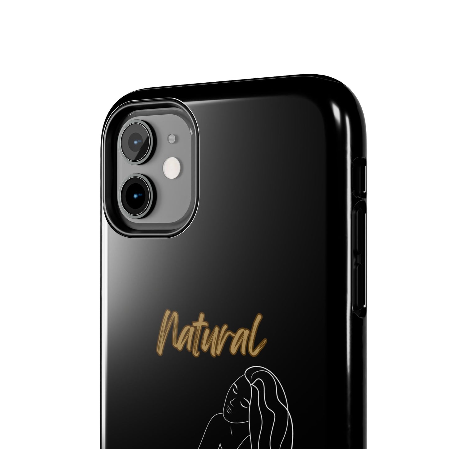 Natural Woman Beauty (WL) Tough Phone Cases BLACK