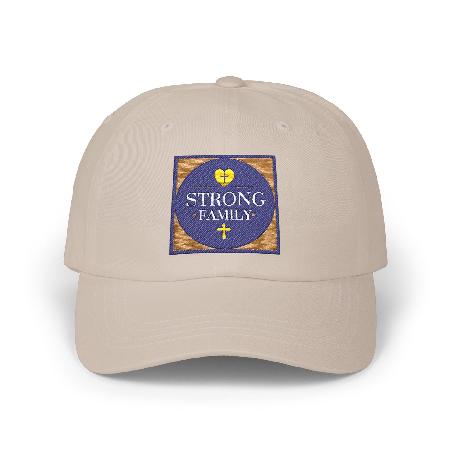 Strong Family Custom Casual Cap - BLUE LOGO
