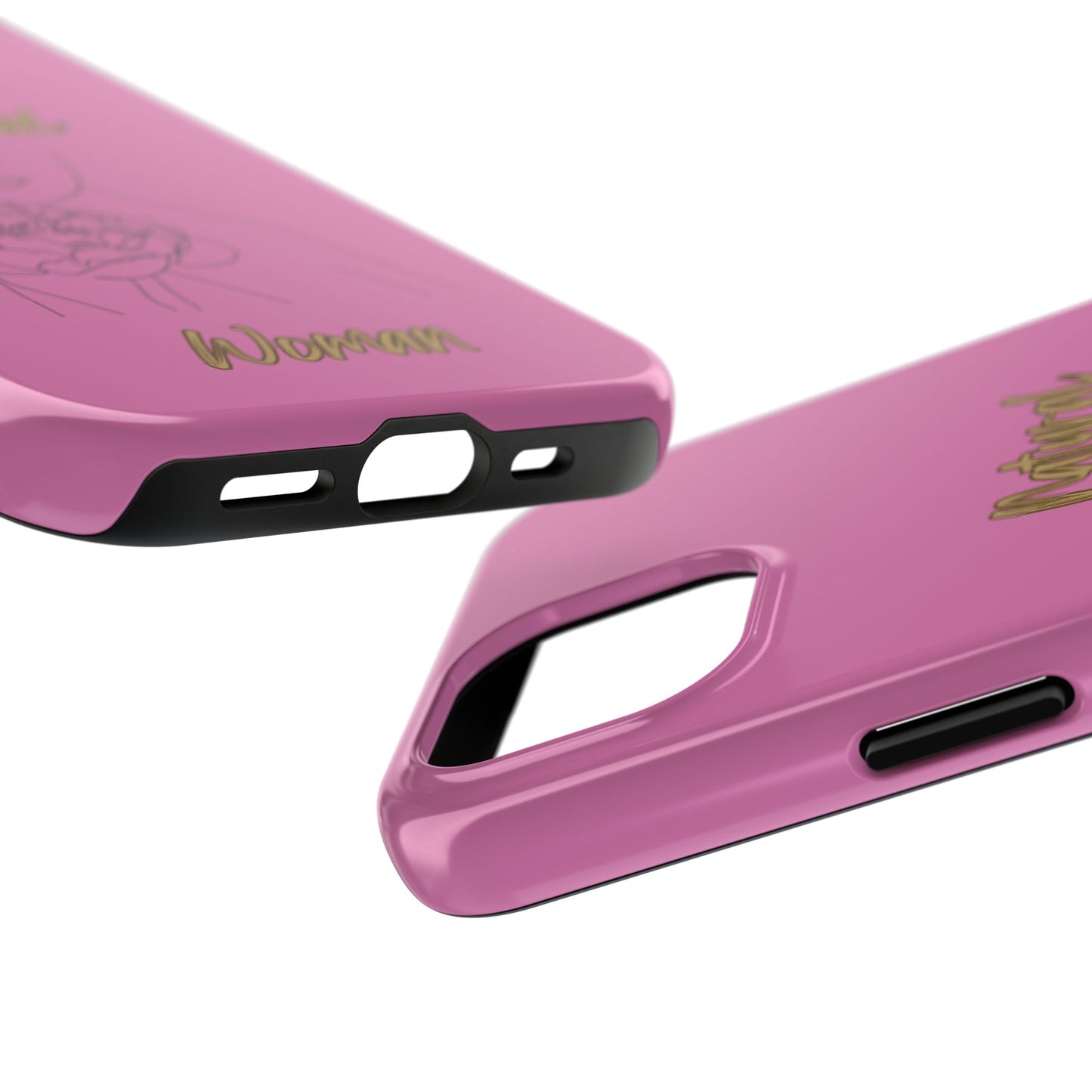 Natural Woman Kissed Flower (BL)Tough Phone Cases LIGHT PINK