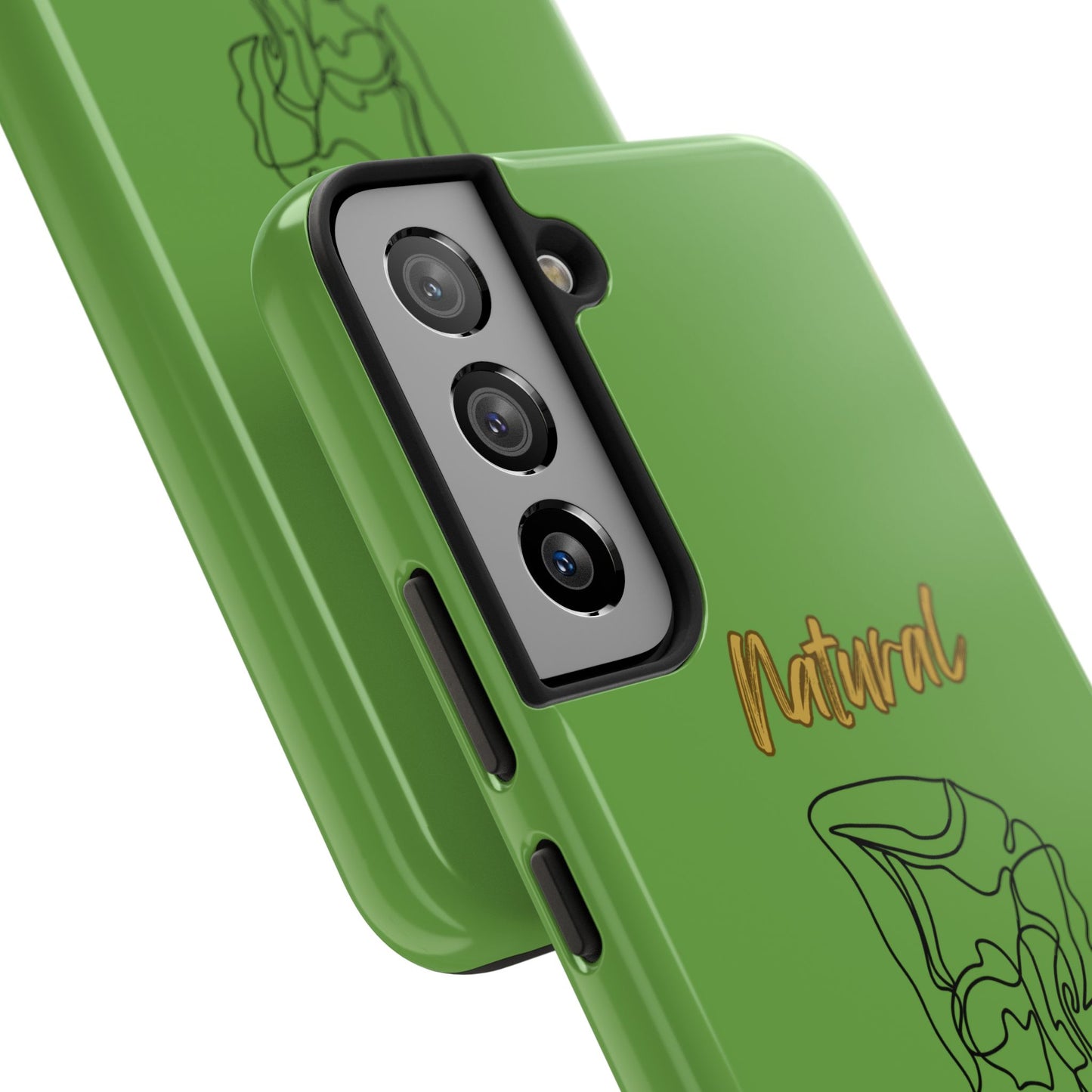 Natural Woman Flexible (BL)Tough Phone Cases GREEN