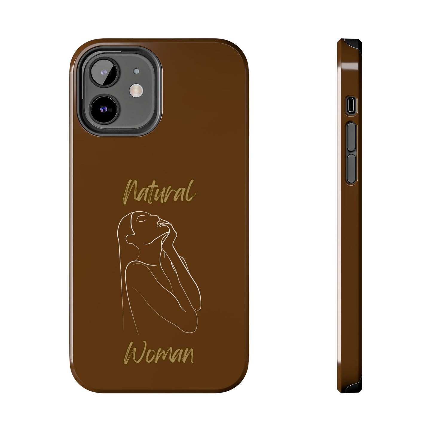 Natural Woman Thank You (WL) Tough Phone Cases BROWN