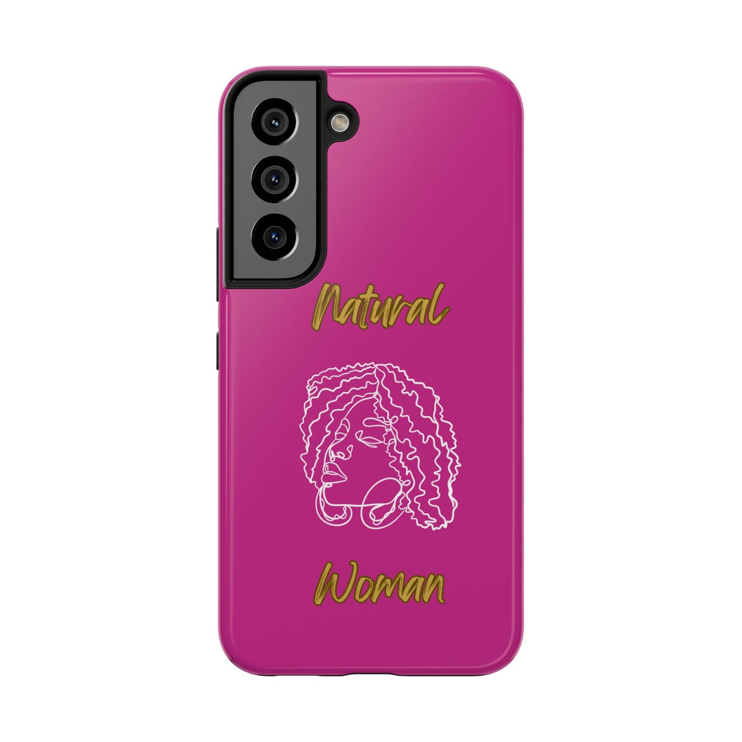 Natural Woman Naturally Me (WL)Tough Phone Cases PINK