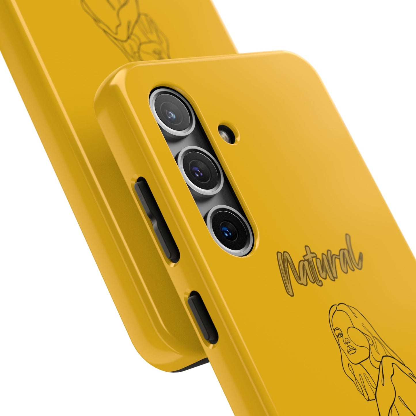 Natural Woman Care Free (BL)Tough Phone Cases YELLOW