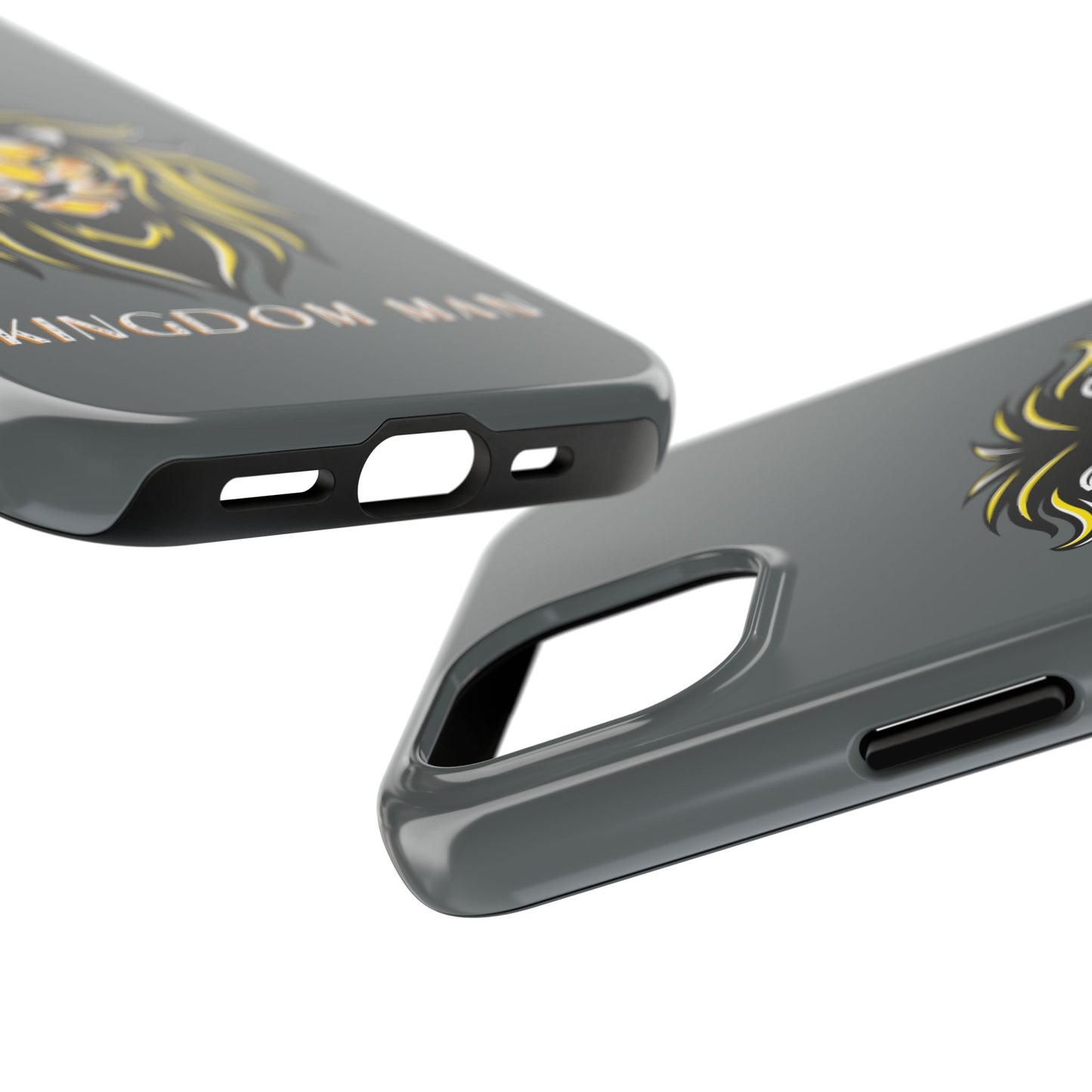 Kingdom Man (White-Gold Label) Tough Phone Case DARK GREY